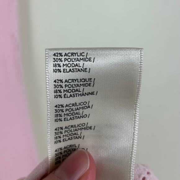 Free People Light Pink Cap Sleeve Open Back Laser Cut Robin Seamless Midi Dress - Picture 8 of 14